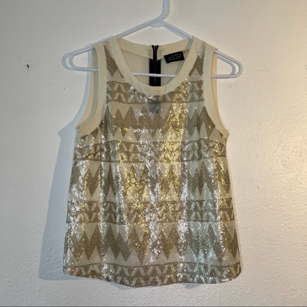 Classy Shimmery Tank Top